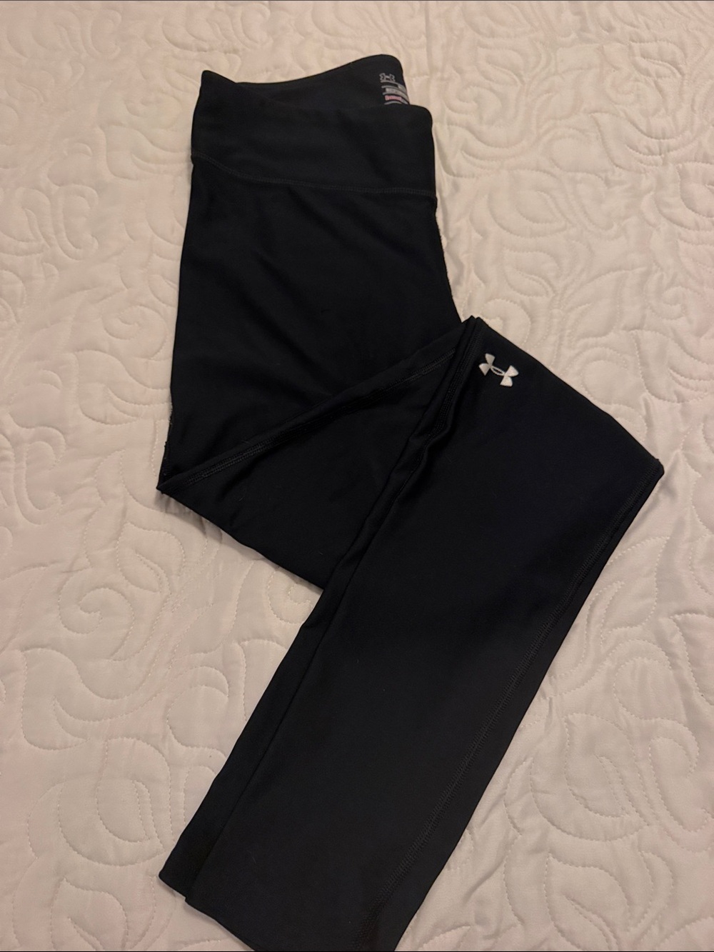 Under Armour Black Women's Performance Leggings with Logo